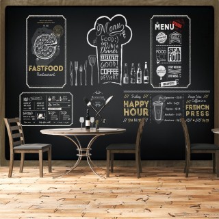 Cafe Restoran Duvar Kağıdı - Özel Tasarım