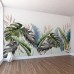 Tropikal Yapraklar Dekoratif Duvar Kağıdı
