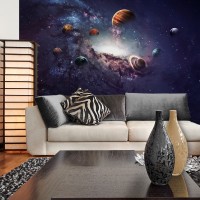 Gezegenler 3D Duvar Posteri - Yeni