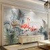 Flamingolar Duvar Kağıdı - Harika tasarım