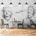 Marilyn Monroe Tasarım Duvar Posteri graffiti 2