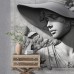 Kabartma Görünümlü Kadın 3D Duvar Posteri