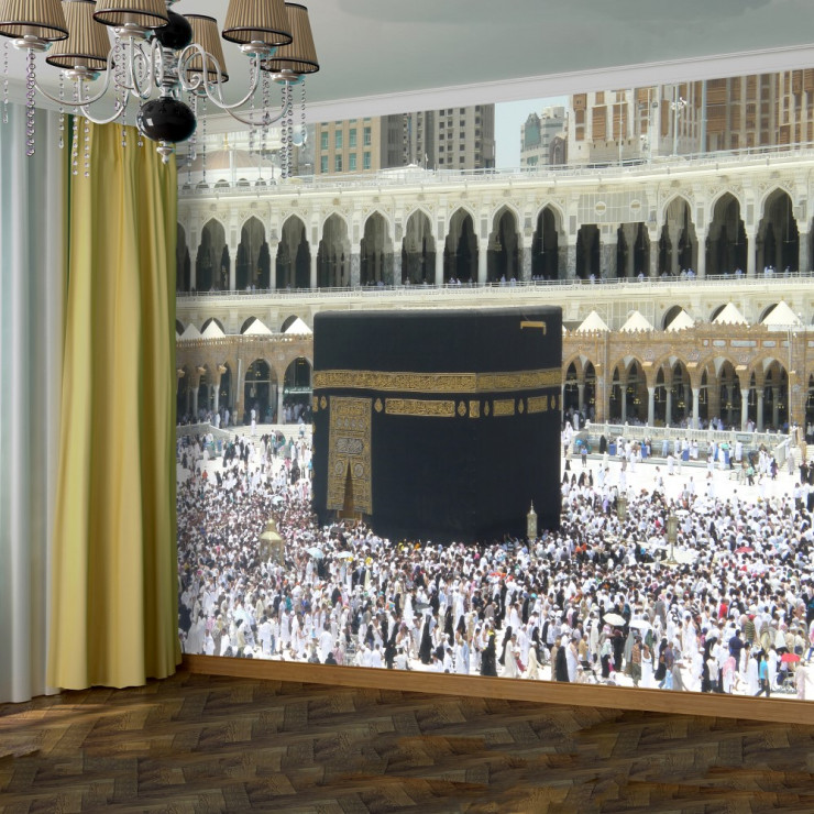 Masjid Al-Haram 3D Duvar Posteri