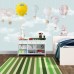 Balonlar Soft Çocuk Odası Duvar Kağıdı Mavi