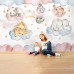 Uyuyan Hayvanlar Bebek Odası Duvar Kağıdı
