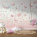 Çocuk Bahçesi: Kelebek ve Kalp Desenli Duvar Kağıdı