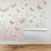 Çocuk Bahçesi: Kelebek ve Kalp Desenli Duvar Kağıdı