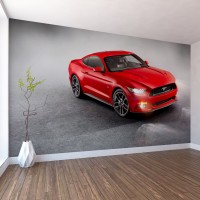 Kırmızı Mustang Duvar Kağıdı