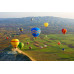 Kapadokya Vadisinde Renkli Sıcak Hava Balonları
