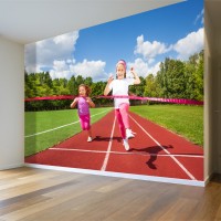 Koşu Yarışı Duvar Posteri