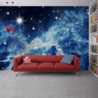 Gece Gökyüzü ve Yıldızlar Duvar Posteri