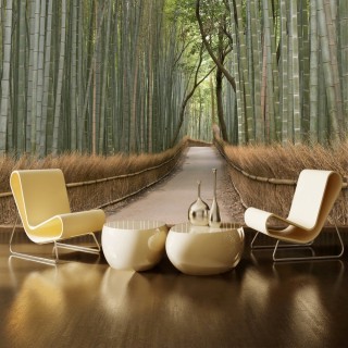 Japonya Bambu Ormanı Duvar Posteri