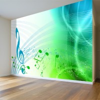 Müzik Notaları Duvar Posteri