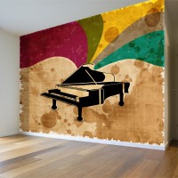 Piyano Duvar Posteri