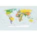 Dünya Haritası Küresel Duvar Posteri