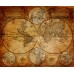 Antik Dünya Haritası Duvar Posteri