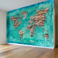 Dünya Haritası Küresel Duvar Posteri