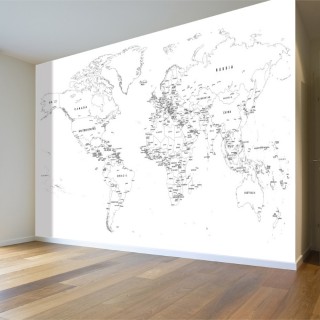 Dünya Haritası  Duvar Posteri