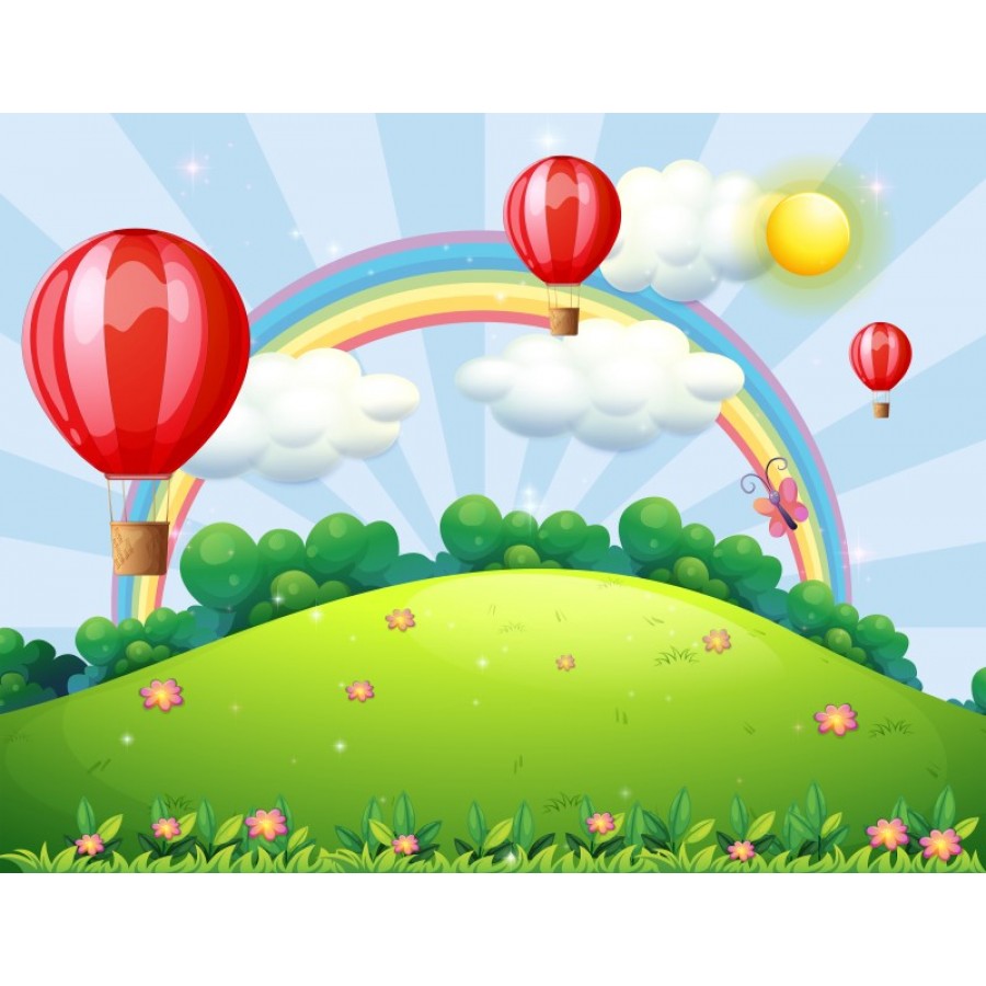 Duvarkapla Karikatur Sicak Hava Balon Sirk Atlikarinca Duvar Resimleri Icin Cocuk Yatak Odasi 3 Boyutlu Duvar Kagidi Bebek Kres Icin 135 Cm X 85 Cm Amazon Com Tr