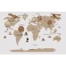 Özel Tasarım Çocuk Odası Dünya Haritası Duvar Kağıdı