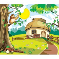 Kasaba Evi Çocuk Odası Duvar Posteri