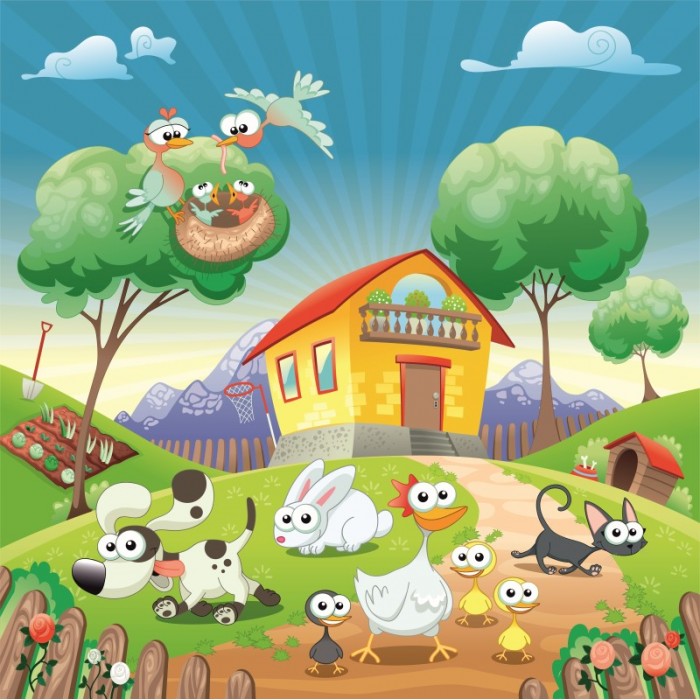 Çocuk Odası Çiftlik Duvar Posteri 2