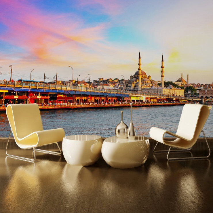 İstanbul Galata Köprüsü Duvar Posteri