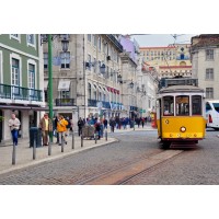 Lizbon Tramvay Duvar Kağıdı