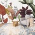 3D Modern Yaprak Desenli Duvar Posteri