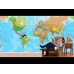 Dünya Haritası Duvar Posteri Gül